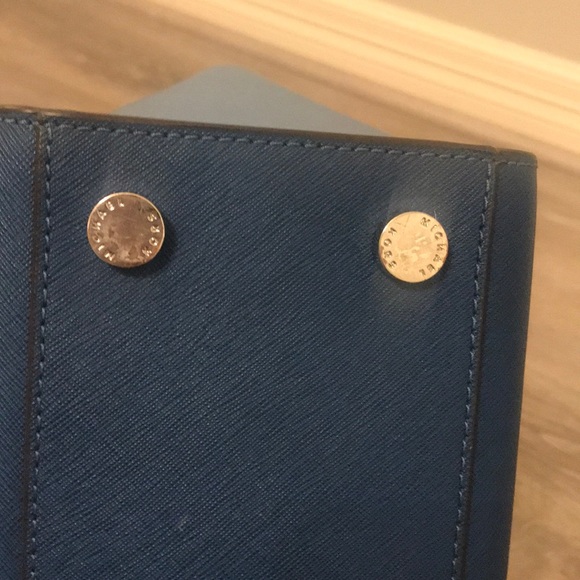 Michael Kors Satchel Shoulder Bag in Blue - Picture 6 of 6